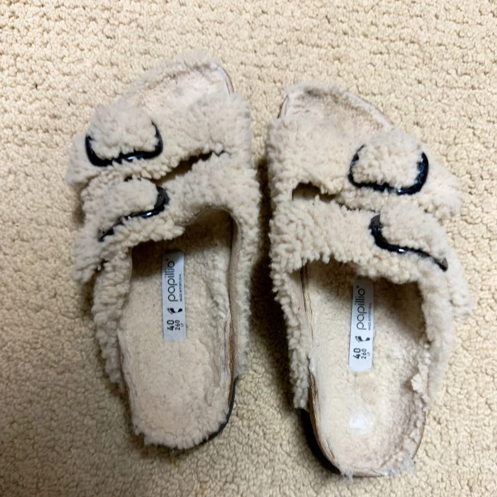 Birkenstock Arizona Big Buckle in Teddy 40 - Picture 1 of 3